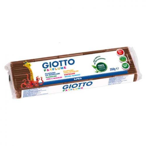 Plasticina Giotto Patplume 350gr Castanho , Giotto , 160510106 , 8000144510160
